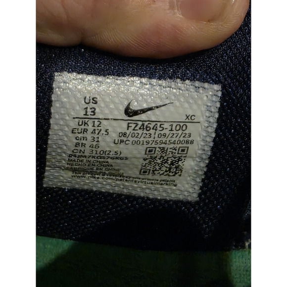 Men's Size 13 - Nike Air Zoom GT Cut 3 All-Star White Navy Sneakers FZ4645-100 - Picture 9 of 9